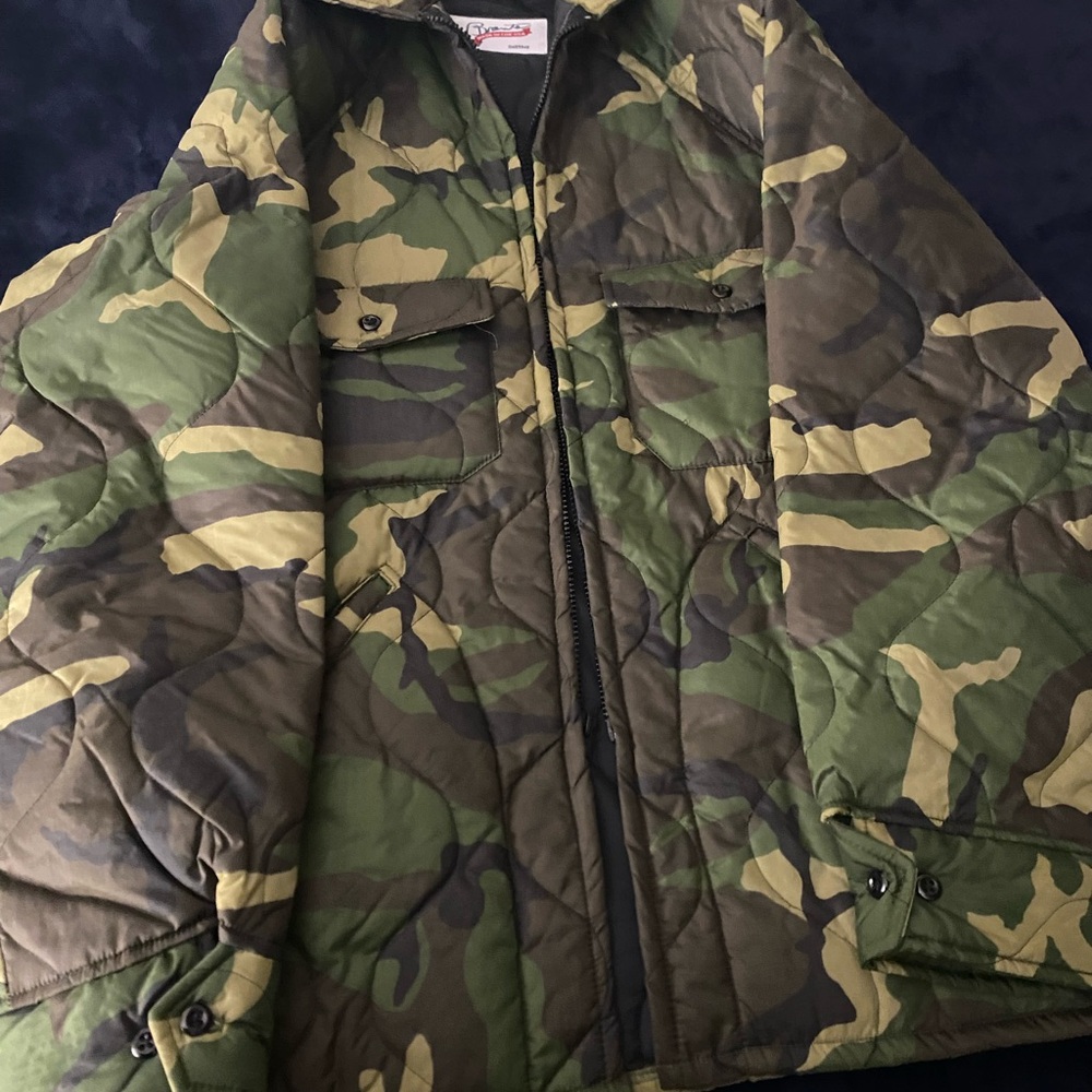 Camouflage Quilted Jacket